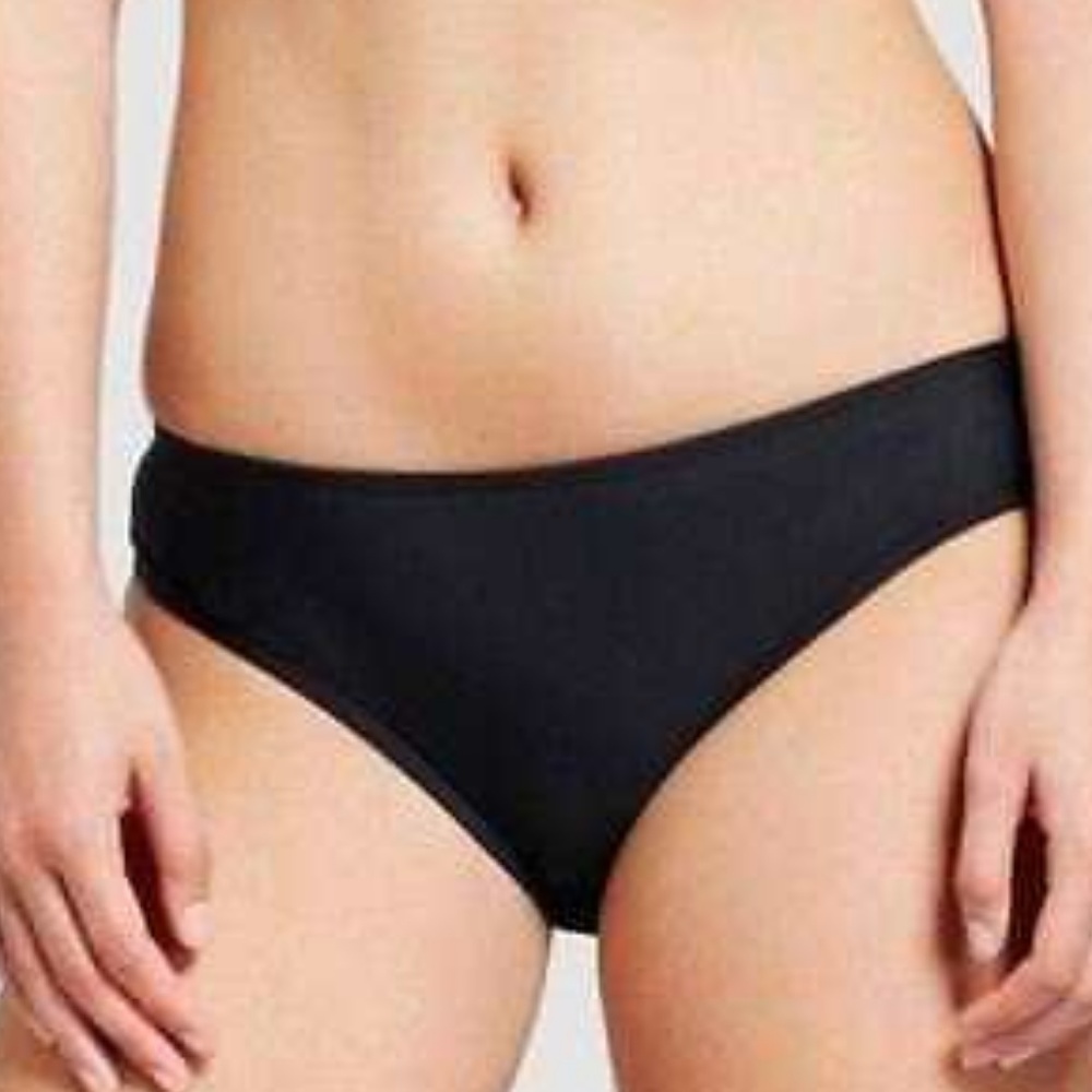 New Mossimo Simple Black Cheecky Bikini Bottom